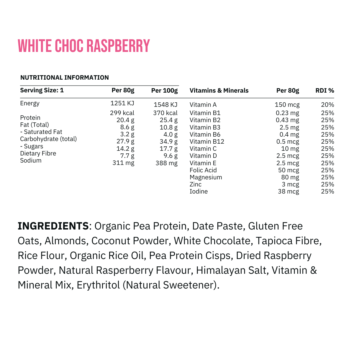 Complete Nutrition Bars