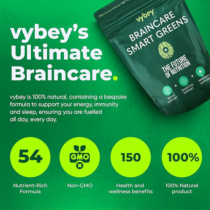 vybey braincare greens powder benefits